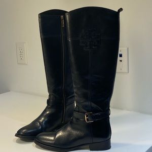 Tory Burch Leather Riding Boots